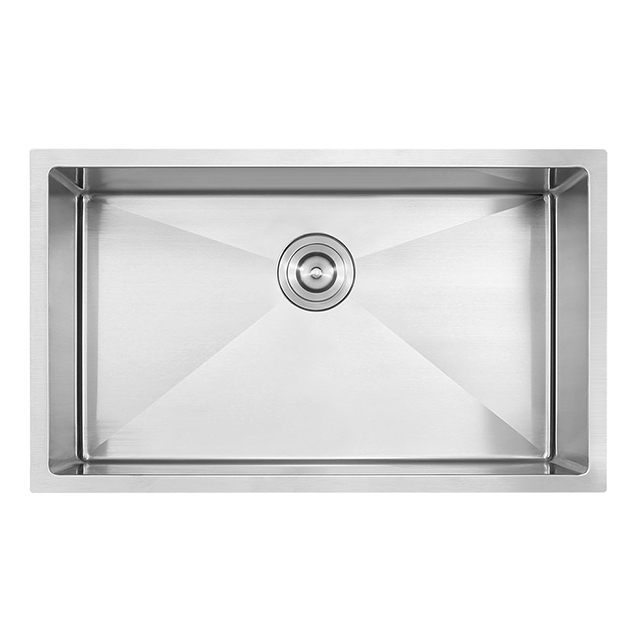 Éviers de cuisine faits main d'acier inoxydable SUS304 de cuvette simple de 30 pouces Undermount